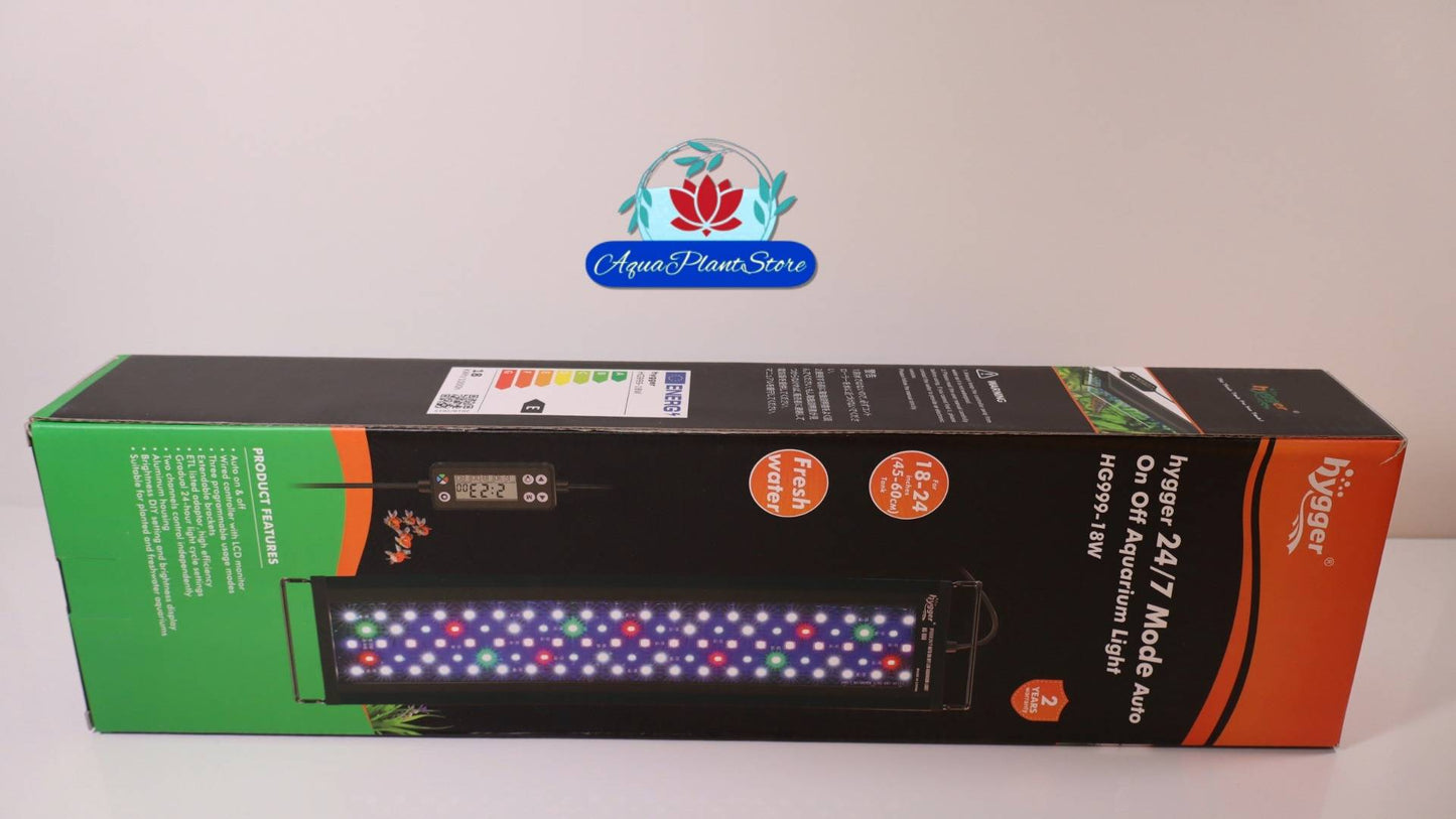 Hygger HG999-18W Programmable Full-Spectrum Aquarium Light